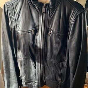 Michael Kors Black Leather Jacket